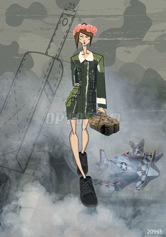 Фото Фреска ОРТО Девушка 20965 Антипова Ксения-Military look 5 (1) - 1 Фреска ОРТО Девушка 20965 Антипова Ксения-Military look 5 (1) - фото 1
