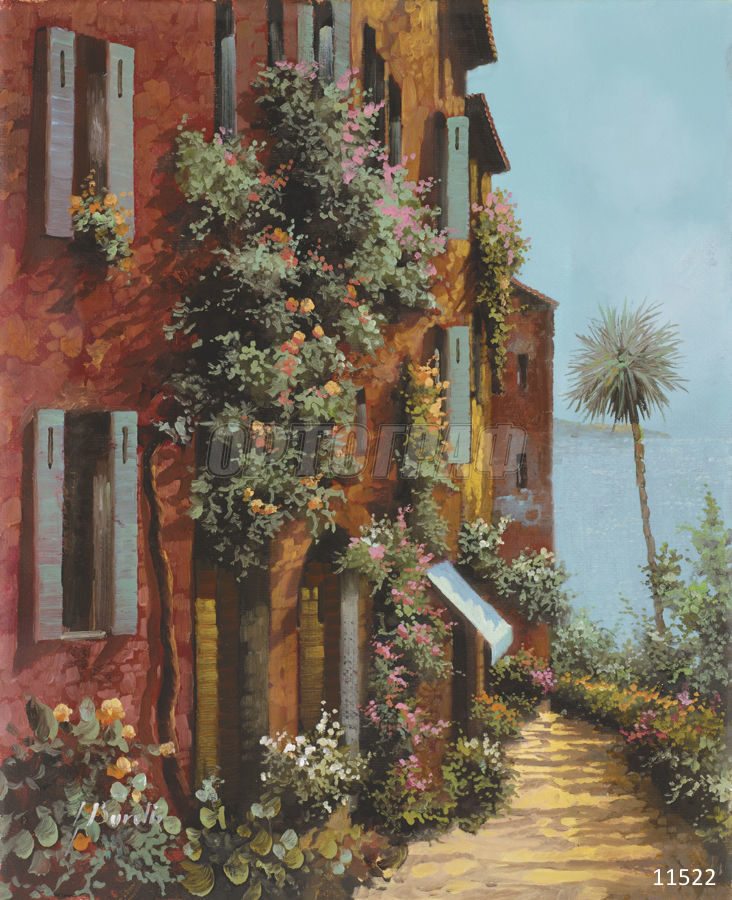 Фото Фреска ОРТО Дома 11522 Guido Borelli-La strada verso il lago (7) - 1 Фреска ОРТО Дома 11522 Guido Borelli-La strada verso il lago (7) - фото 1