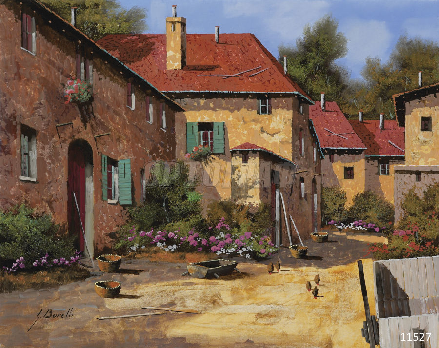 Фото Фреска ОРТО Дома 11527 Guido Borelli-Il carretto (14) - 1 Фреска ОРТО Дома 11527 Guido Borelli-Il carretto (14) - фото 1