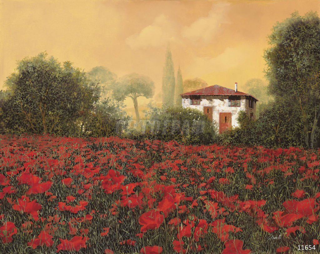 Фото Фреска ОРТО Дома 11654 Guido Borelli-La casa e i papaveri (15) - 1 Фреска ОРТО Дома 11654 Guido Borelli-La casa e i papaveri (15) - фото 1