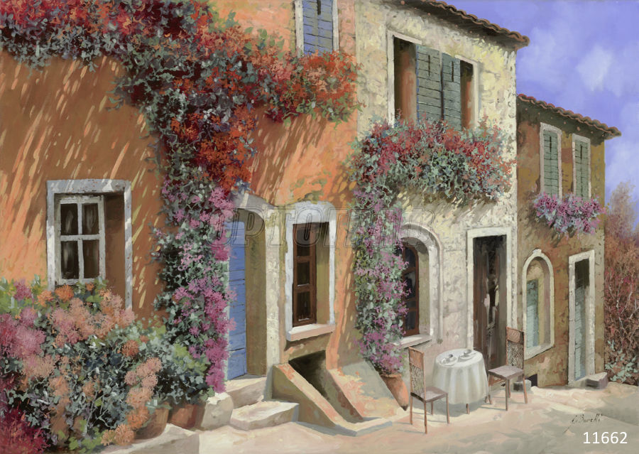 Фото Фреска ОРТО Дома 11662 Guido Borelli-Un caffe al sole (11) - 1 Фреска ОРТО Дома 11662 Guido Borelli-Un caffe al sole (11) - фото 1