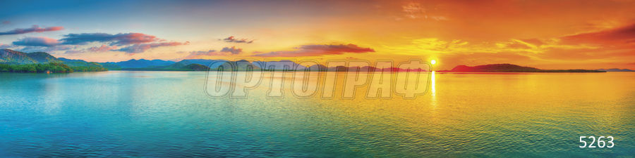 Фото Фреска ОРТО Морской пейзаж 5263 Восход над морем (5) - 1 Фреска ОРТО Морской пейзаж 5263 Восход над морем (5) - фото 1
