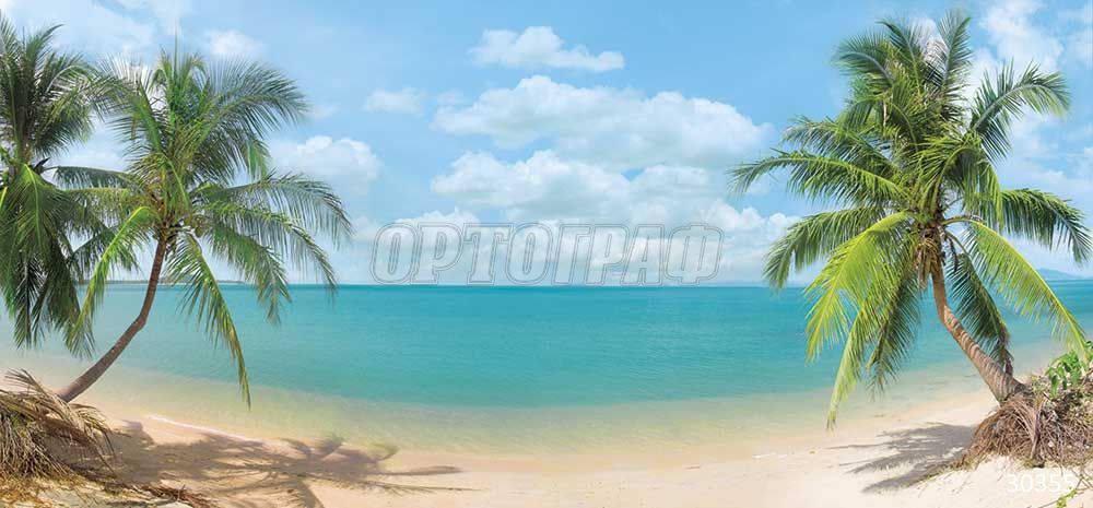 Фото Фреска ОРТО Морской пейзаж 30355 Уютный пляж (2) - 1 Фреска ОРТО Морской пейзаж 30355 Уютный пляж (2) - фото 1