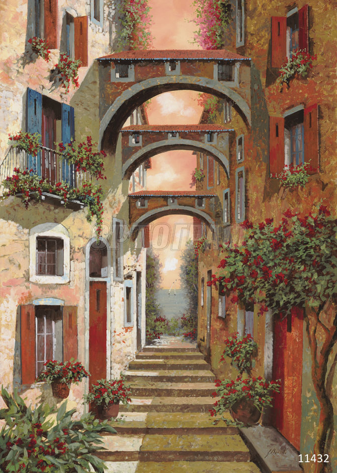 Фото Фреска ОРТО Живопись 11432 Guido Borelli Archetti rossi (14) - 1 Фреска ОРТО Живопись 11432 Guido Borelli Archetti rossi (14) - фото 1