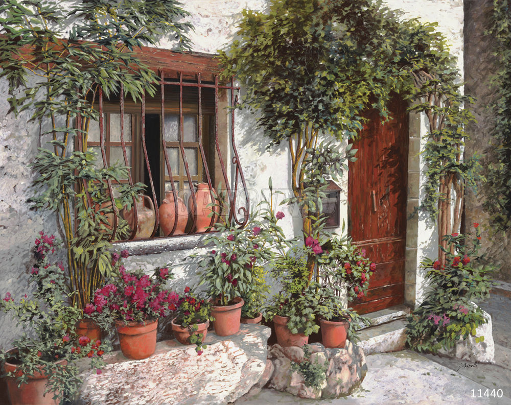 Фото Фреска ОРТО Живопись 11440 Guido Borelli I vasi dietro la grata (3) - 1 Фреска ОРТО Живопись 11440 Guido Borelli I vasi dietro la grata (3) - фото 1