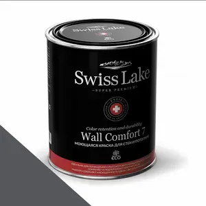 Фото Краски Swiss Lake Wall Comfort 7 0,9 л. black panther sl-2948 - 1 Краски Swiss Lake Wall Comfort 7 0,9 л. black panther sl-2948 - фото 1