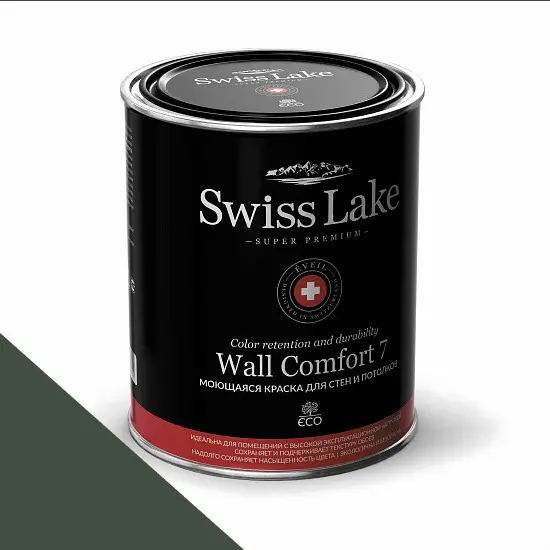 Фото Краски Swiss Lake Wall Comfort 7 9 л. black spruce sl-2719 - 1 Краски Swiss Lake Wall Comfort 7 9 л. black spruce sl-2719 - фото 1