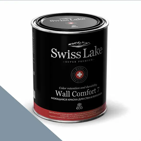 Фото Краски Swiss Lake Wall Comfort 7 9 л. blue blood sl-2205 - 1 Краски Swiss Lake Wall Comfort 7 9 л. blue blood sl-2205 - фото 1