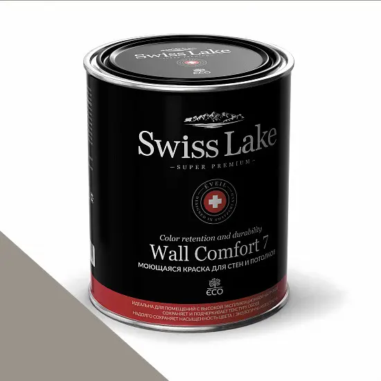 Фото Краски Swiss Lake Wall Comfort 7 9 л. elephant grey sl-2860 - 1 Краски Swiss Lake Wall Comfort 7 9 л. elephant grey sl-2860 - фото 1