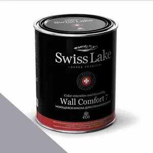 Фото Краски Swiss Lake Wall Comfort 7 9 л. steel grey sl-2974 - 1 Краски Swiss Lake Wall Comfort 7 9 л. steel grey sl-2974 - фото 1