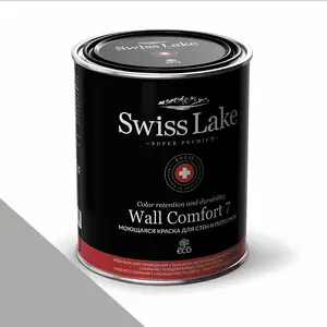 Фото Краски Swiss Lake Wall Comfort 7 9 л. gray nimbus sl-3013 - 1 Краски Swiss Lake Wall Comfort 7 9 л. gray nimbus sl-3013 - фото 1