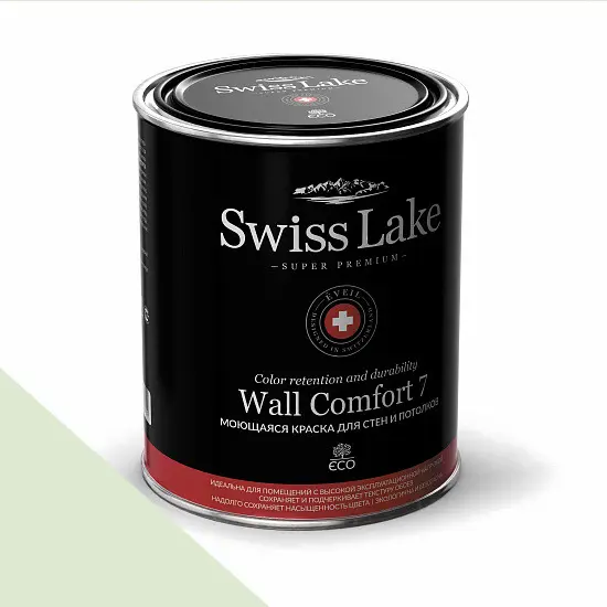 Фото Краски Swiss Lake Wall Comfort 7 9 л. mellow mint sl-2466 - 1 Краски Swiss Lake Wall Comfort 7 9 л. mellow mint sl-2466 - фото 1