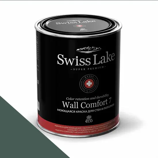 Фото Краски Swiss Lake Wall Comfort 7 2,7 л. deep grass green sl-2657 - 1 Краски Swiss Lake Wall Comfort 7 2,7 л. deep grass green sl-2657 - фото 1