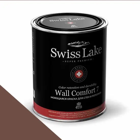 Фото Краски Swiss Lake Wall Comfort 7 2,7 л. chestnut brown sl-0675 - 1 Краски Swiss Lake Wall Comfort 7 2,7 л. chestnut brown sl-0675 - фото 1