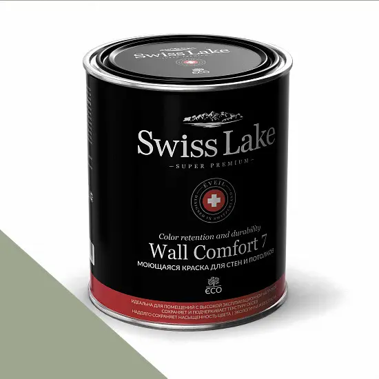 Фото Краски Swiss Lake Wall Comfort 7 2,7 л. frosty green sl-2638 - 1 Краски Swiss Lake Wall Comfort 7 2,7 л. frosty green sl-2638 - фото 1