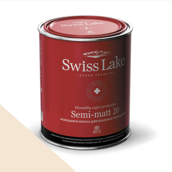 Swiss Lake  Semi-matt 20 9 . pearled ivory sl-0193