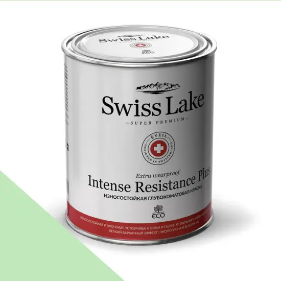 Фото Краски Swiss Lake Intense Resistance Plus Extra Wearproof 2,7 л. early spring green sl-2480 - 1 Краски Swiss Lake Intense Resistance Plus Extra Wearproof 2,7 л. early spring green sl-2480 - фото 1