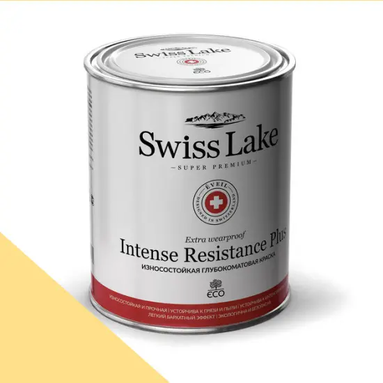 Фото Краски Swiss Lake Intense Resistance Plus Extra Wearproof 9 л. fresh lemon sl-1033 - 1 Краски Swiss Lake Intense Resistance Plus Extra Wearproof 9 л. fresh lemon sl-1033 - фото 1