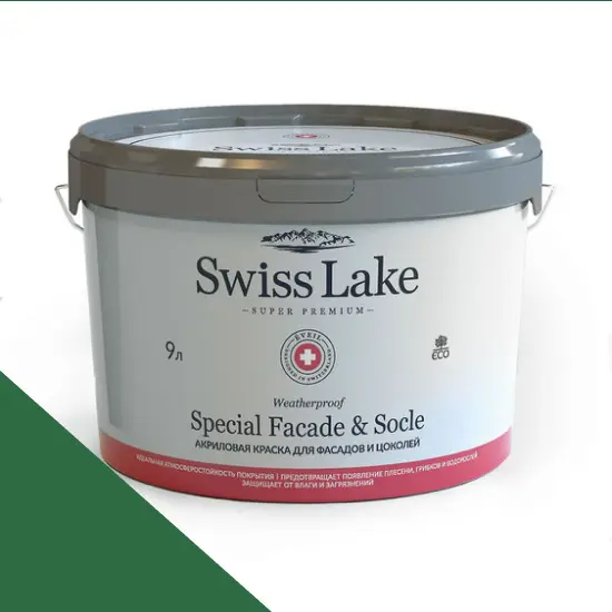 Фото Краски Swiss Lake Special Faсade & Socle (для фасадов и цоколей) 9л. christmas ivy sl-2507 - 1 Краски Swiss Lake Special Faсade & Socle (для фасадов и цоколей) 9л. christmas ivy sl-2507 - фото 1