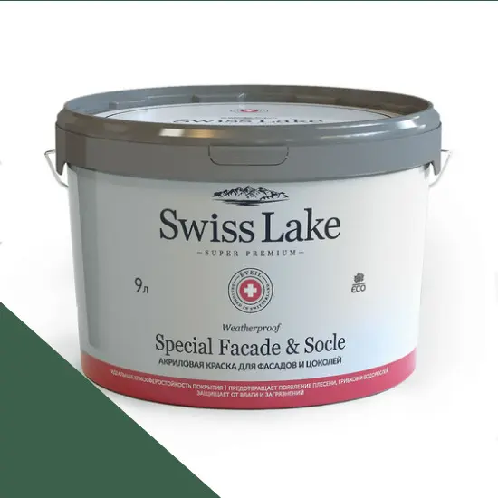 Фото Краски Swiss Lake Special Faсade & Socle (для фасадов и цоколей) 9л. pine woods sl-2517 - 1 Краски Swiss Lake Special Faсade & Socle (для фасадов и цоколей) 9л. pine woods sl-2517 - фото 1