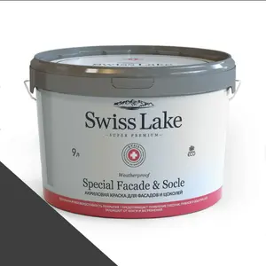 Фото Краски Swiss Lake Special Faсade & Socle (для фасадов и цоколей) 9л. ink sl-3000 - 1 Краски Swiss Lake Special Faсade & Socle (для фасадов и цоколей) 9л. ink sl-3000 - фото 1