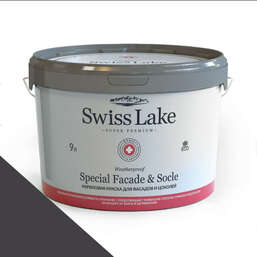 Краски Swiss Lake Special Faсade & Socle (для фасадов и цоколей) 9л. black flame sl-1800 Краски Swiss Lake Special Faсade & Socle (для фасадов и цоколей) 9л. black flame sl-1800