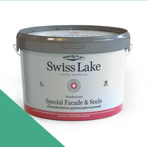 Фото Краски Swiss Lake Special Faсade & Socle (для фасадов и цоколей) 9л. spearmint sl-2317 - 1 Краски Swiss Lake Special Faсade & Socle (для фасадов и цоколей) 9л. spearmint sl-2317 - фото 1