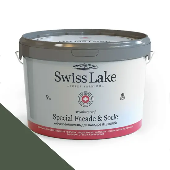 Фото Краски Swiss Lake Special Faсade & Socle (для фасадов и цоколей) 9л. queen agave sl-2699 - 1 Краски Swiss Lake Special Faсade & Socle (для фасадов и цоколей) 9л. queen agave sl-2699 - фото 1