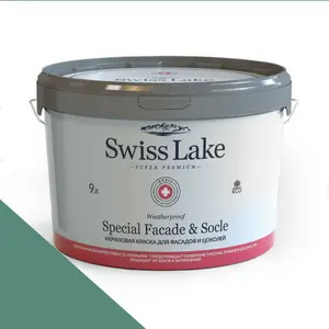 Фото Краски Swiss Lake Special Faсade & Socle (для фасадов и цоколей) 9л. lake depth sl-2670 - 1 Краски Swiss Lake Special Faсade & Socle (для фасадов и цоколей) 9л. lake depth sl-2670 - фото 1