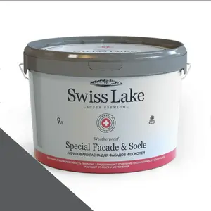 Фото Краски Swiss Lake Special Faсade & Socle (для фасадов и цоколей) 9л. midnight hour sl-2798 - 1 Краски Swiss Lake Special Faсade & Socle (для фасадов и цоколей) 9л. midnight hour sl-2798 - фото 1