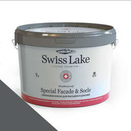 Краски Swiss Lake Special Faсade & Socle (для фасадов и цоколей) 9л. midnight hour sl-2798 Краски Swiss Lake Special Faсade & Socle (для фасадов и цоколей) 9л. midnight hour sl-2798