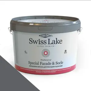 Фото Краски Swiss Lake Special Faсade & Socle (для фасадов и цоколей) 9л. misterious abyss sl-2977 - 1 Краски Swiss Lake Special Faсade & Socle (для фасадов и цоколей) 9л. misterious abyss sl-2977 - фото 1