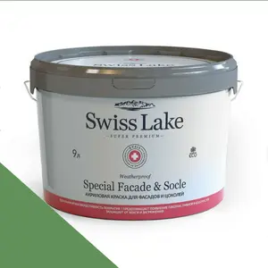 Фото Краски Swiss Lake Special Faсade & Socle (для фасадов и цоколей) 9л. magnolia green sl-2503 - 1 Краски Swiss Lake Special Faсade & Socle (для фасадов и цоколей) 9л. magnolia green sl-2503 - фото 1