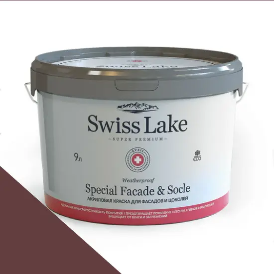 Фото Краски Swiss Lake Special Faсade & Socle (для фасадов и цоколей) 9л. tyrian purple sl-1405 - 1 Краски Swiss Lake Special Faсade & Socle (для фасадов и цоколей) 9л. tyrian purple sl-1405 - фото 1
