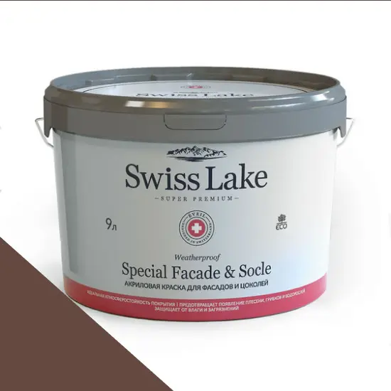 Фото Краски Swiss Lake Special Faсade & Socle (для фасадов и цоколей) 9л. sealing wax sl-0678 - 1 Краски Swiss Lake Special Faсade & Socle (для фасадов и цоколей) 9л. sealing wax sl-0678 - фото 1