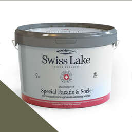 Краски Swiss Lake Special Faсade & Socle (для фасадов и цоколей) 9л. bronze green sl-2563 Краски Swiss Lake Special Faсade & Socle (для фасадов и цоколей) 9л. bronze green sl-2563
