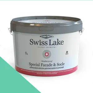 Фото Краски Swiss Lake Special Faсade & Socle (для фасадов и цоколей) 9л. exquisite green sl-2356 - 1 Краски Swiss Lake Special Faсade & Socle (для фасадов и цоколей) 9л. exquisite green sl-2356 - фото 1