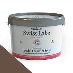 Краски Swiss Lake Special Faсade & Socle (для фасадов и цоколей) 9л. adamant brown sl-0757 Краски Swiss Lake Special Faсade & Socle (для фасадов и цоколей) 9л. adamant brown sl-0757