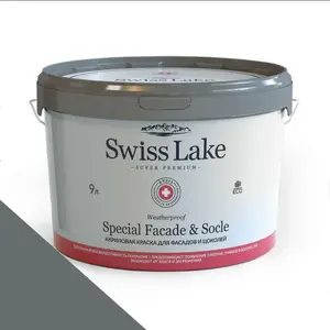 Фото Краски Swiss Lake Special Faсade & Socle (для фасадов и цоколей) 9л. grizzle grey sl-2889 - 1 Краски Swiss Lake Special Faсade & Socle (для фасадов и цоколей) 9л. grizzle grey sl-2889 - фото 1