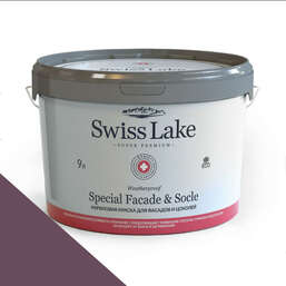 Краски Swiss Lake Special Faсade & Socle (для фасадов и цоколей) 9л. sloe gin sl-1854 Краски Swiss Lake Special Faсade & Socle (для фасадов и цоколей) 9л. sloe gin sl-1854