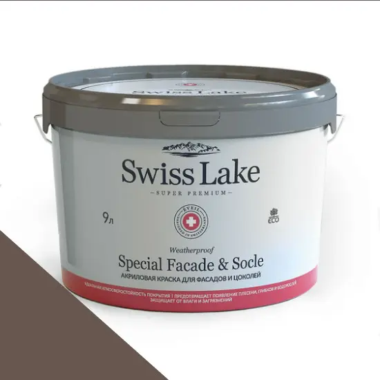 Фото Краски Swiss Lake Special Faсade & Socle (для фасадов и цоколей) 9л. starling sl-0701 - 1 Краски Swiss Lake Special Faсade & Socle (для фасадов и цоколей) 9л. starling sl-0701 - фото 1