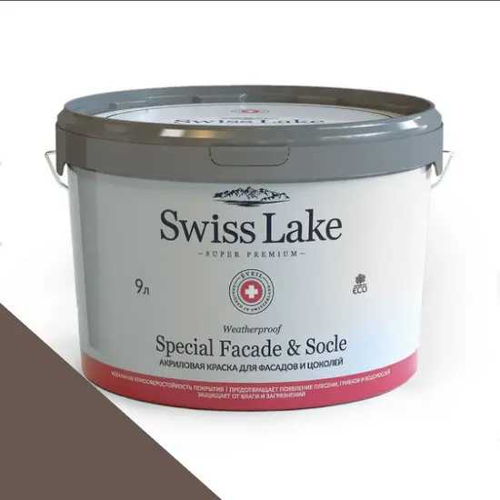Фото Краски Swiss Lake Special Faсade & Socle (для фасадов и цоколей) 9л. chocolate candy sl-0768 - 1 Краски Swiss Lake Special Faсade & Socle (для фасадов и цоколей) 9л. chocolate candy sl-0768 - фото 1
