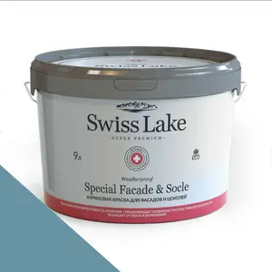 Фото Краски Swiss Lake Special Faсade & Socle (для фасадов и цоколей) 9л. blue moon sl-2189 - 1 Краски Swiss Lake Special Faсade & Socle (для фасадов и цоколей) 9л. blue moon sl-2189 - фото 1