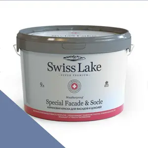 Фото Краски Swiss Lake Special Faсade & Socle (для фасадов и цоколей) 9л. ocean horizon sl-1956 - 1 Краски Swiss Lake Special Faсade & Socle (для фасадов и цоколей) 9л. ocean horizon sl-1956 - фото 1