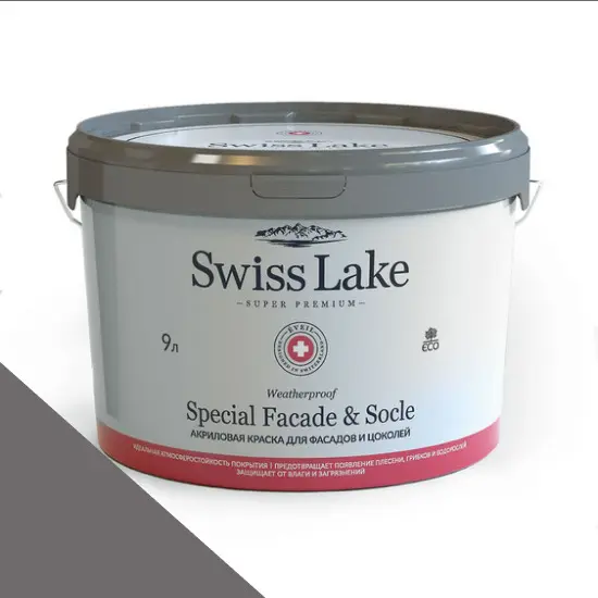 Фото Краски Swiss Lake Special Faсade & Socle (для фасадов и цоколей) 9л. bastille sl-2828 - 1 Краски Swiss Lake Special Faсade & Socle (для фасадов и цоколей) 9л. bastille sl-2828 - фото 1