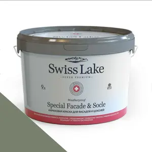 Фото Краски Swiss Lake Special Faсade & Socle (для фасадов и цоколей) 9л. dark green sl-2644 - 1 Краски Swiss Lake Special Faсade & Socle (для фасадов и цоколей) 9л. dark green sl-2644 - фото 1