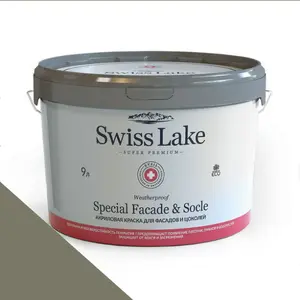 Фото Краски Swiss Lake Special Faсade & Socle (для фасадов и цоколей) 9л. slate green sl-2562 - 1 Краски Swiss Lake Special Faсade & Socle (для фасадов и цоколей) 9л. slate green sl-2562 - фото 1