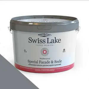 Фото Краски Swiss Lake Special Faсade & Socle (для фасадов и цоколей) 9л. silent night sl-2810 - 1 Краски Swiss Lake Special Faсade & Socle (для фасадов и цоколей) 9л. silent night sl-2810 - фото 1