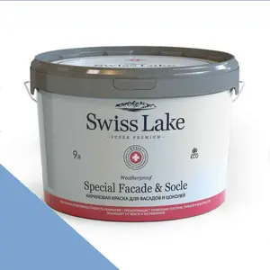 Фото Краски Swiss Lake Special Faсade & Socle (для фасадов и цоколей) 9л. blue bell sl-2041 - 1 Краски Swiss Lake Special Faсade & Socle (для фасадов и цоколей) 9л. blue bell sl-2041 - фото 1
