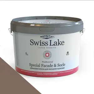 Фото Краски Swiss Lake Special Faсade & Socle (для фасадов и цоколей) 9л. brown velvet sl-0664 - 1 Краски Swiss Lake Special Faсade & Socle (для фасадов и цоколей) 9л. brown velvet sl-0664 - фото 1